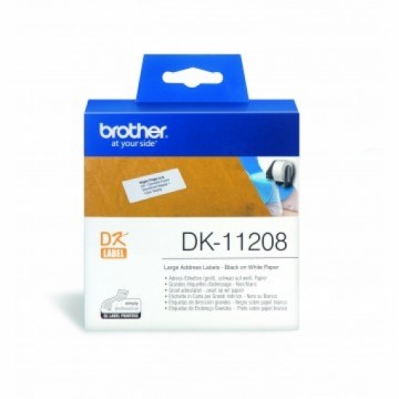 Brother DK11208  38mm x 90mm Large Address Labels