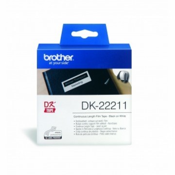 Brother DK22211  29mm x 15.24m White Continuous Film Tape