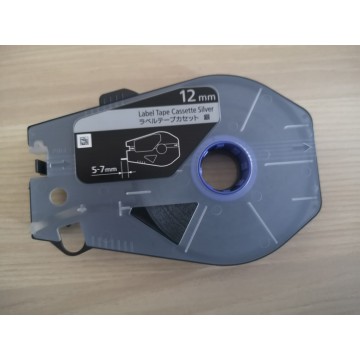 Canon [TM-LTC12S] Label Tape Cassette 12mmx 27m Silver [5063C003] ( 3 pcs/box)