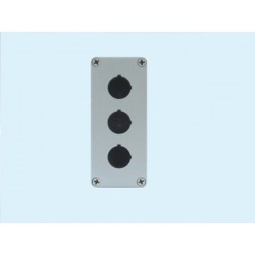 HIBOX ABS ENCLOSURE GC 80X130X70 c/w 3 HOLE 22mm [AG-0813-3H22]