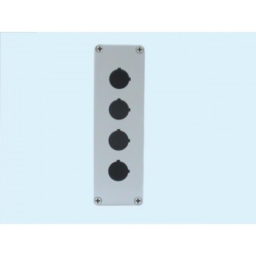 HIBOX ABS ENCLOSURE GC 80X180X70 C/W 4 HOLE 22MM  [AG-0818-4H22]