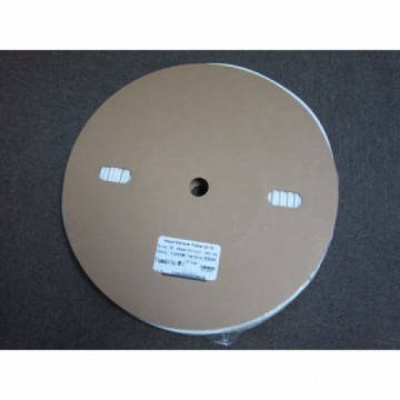CABLE MARKING HEAT SHRINK TUBE WHITE 5.0MMX 100M