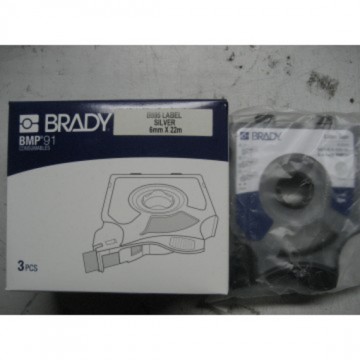 Brady Label Silver  M91-6-SV ( 3pcs/Box)