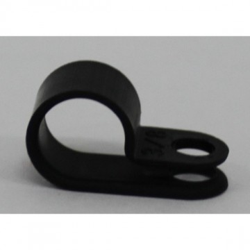 CABLE CLAMP BLACK DIA9.5MM 100PCS/PKT