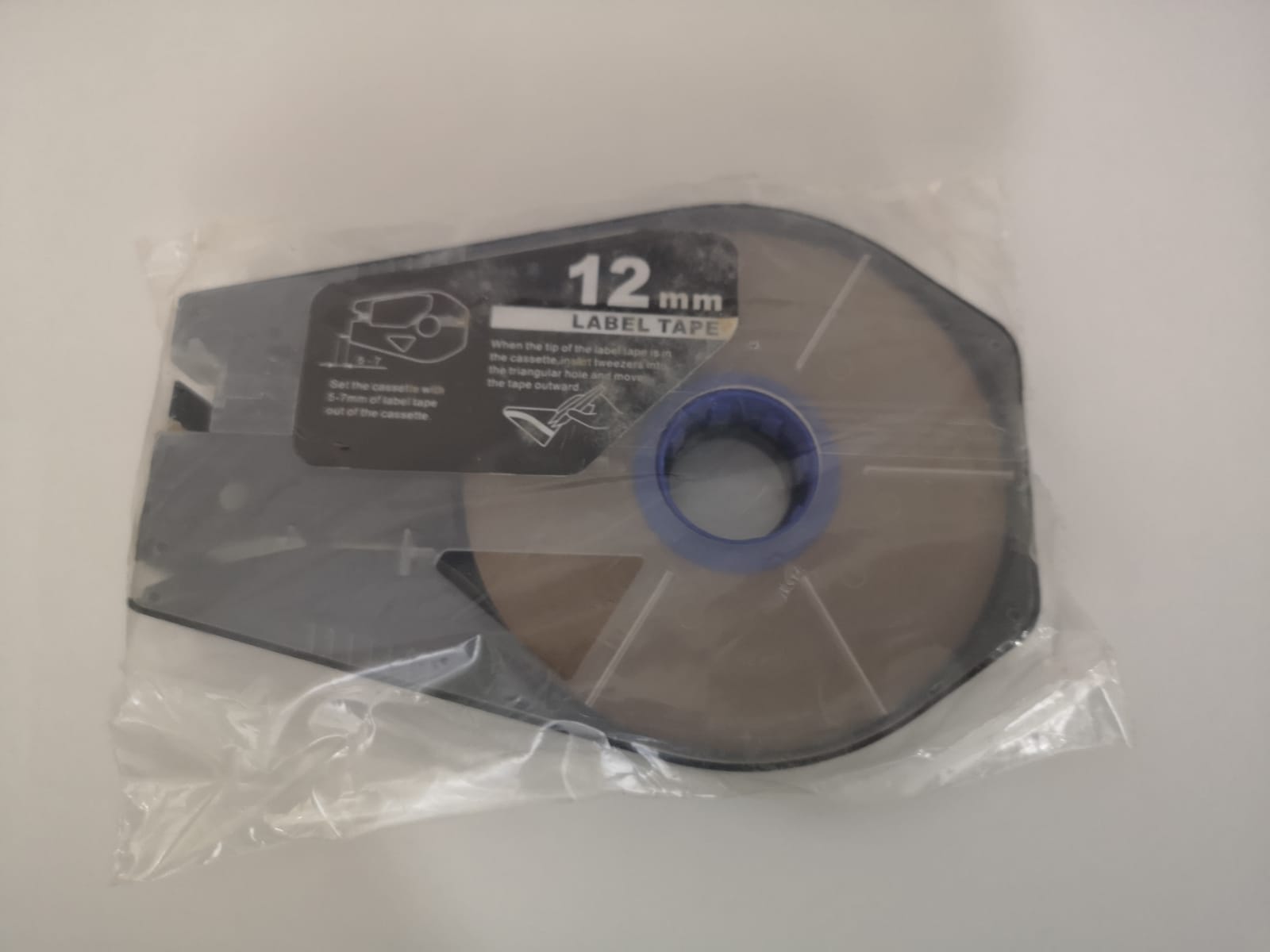 Canon [TM-LTC12C] Label Tape Cassette 9mmx30m Clear  [Transparent] [5061C003C] ( 1pcs/box)