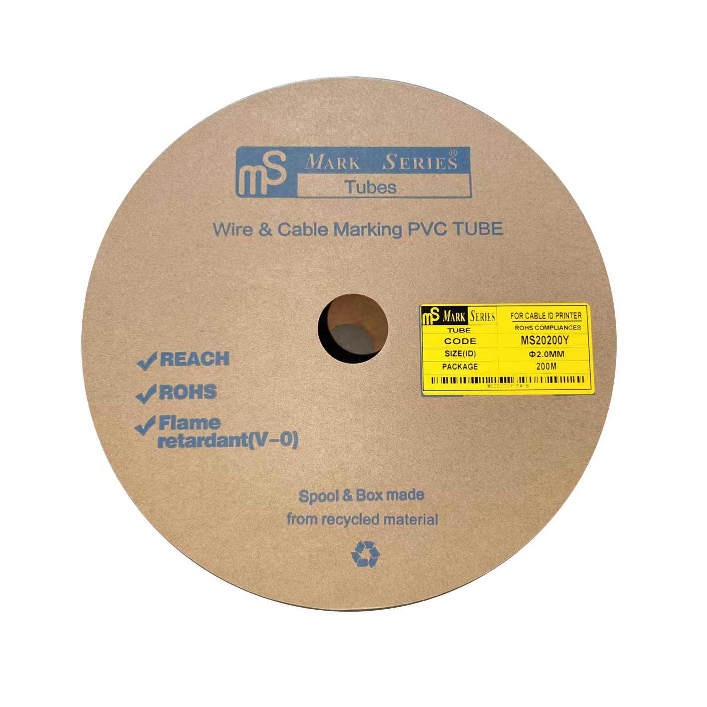 PVC MARKING TUBE COLOUR - SPOOL PACKING