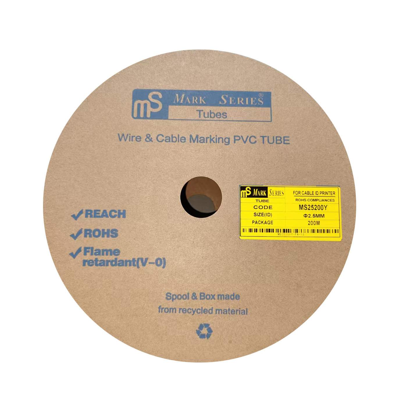 PVC MARKING TUBE COLOUR - SPOOL PACKING