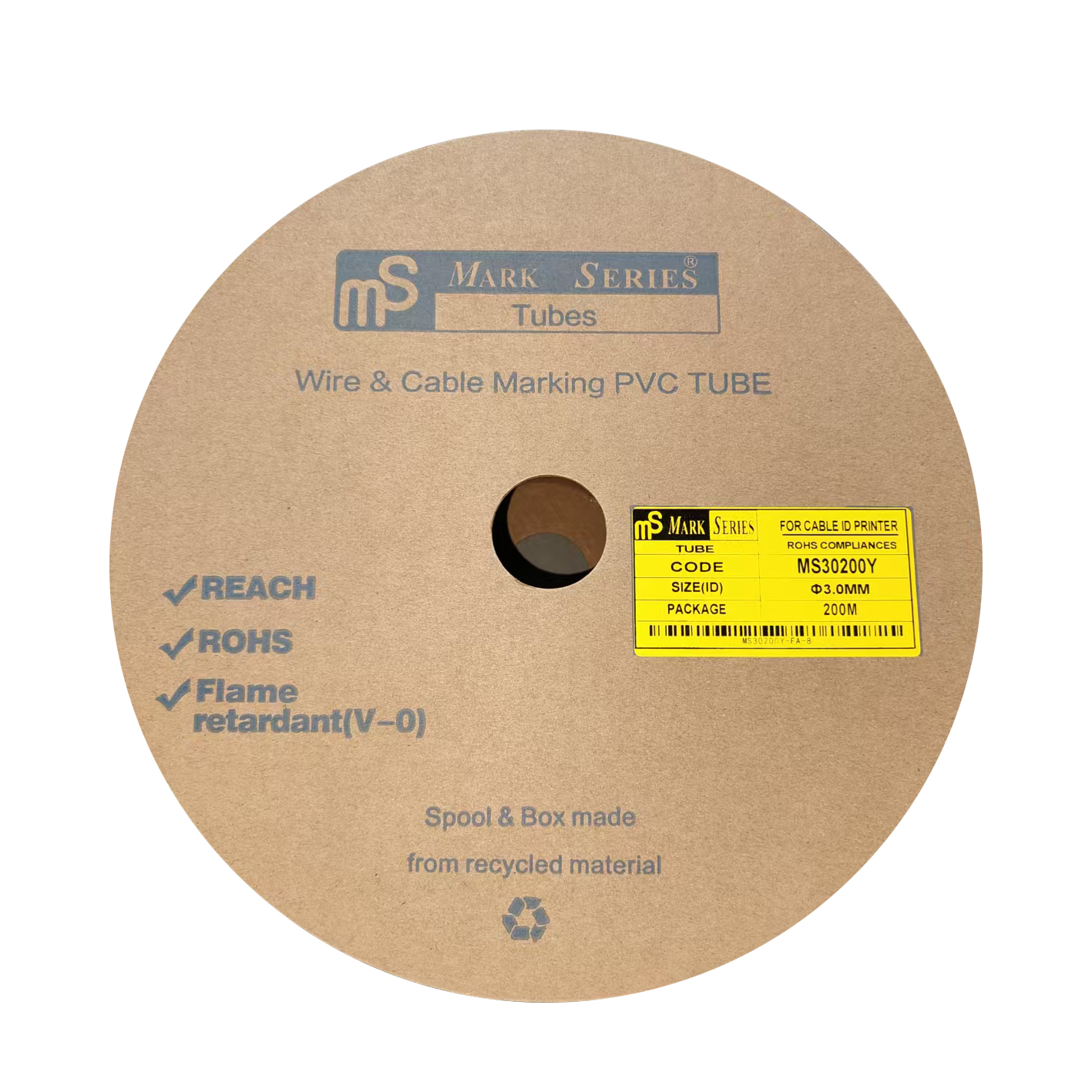 PVC MARKING TUBE COLOUR - SPOOL PACKING