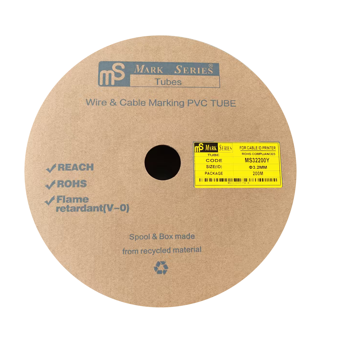 PVC MARKING TUBE COLOUR - SPOOL PACKING