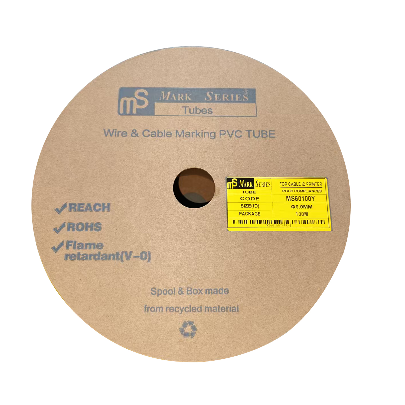 PVC MARKING TUBE COLOUR - SPOOL PACKING